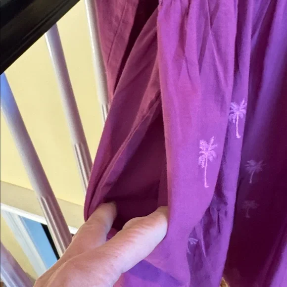 Zindagi Limited Edition pink dress with embroidered palmshas gold trimmings Dresses